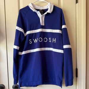 Nike Swoosh Rugby Shirt size Large
